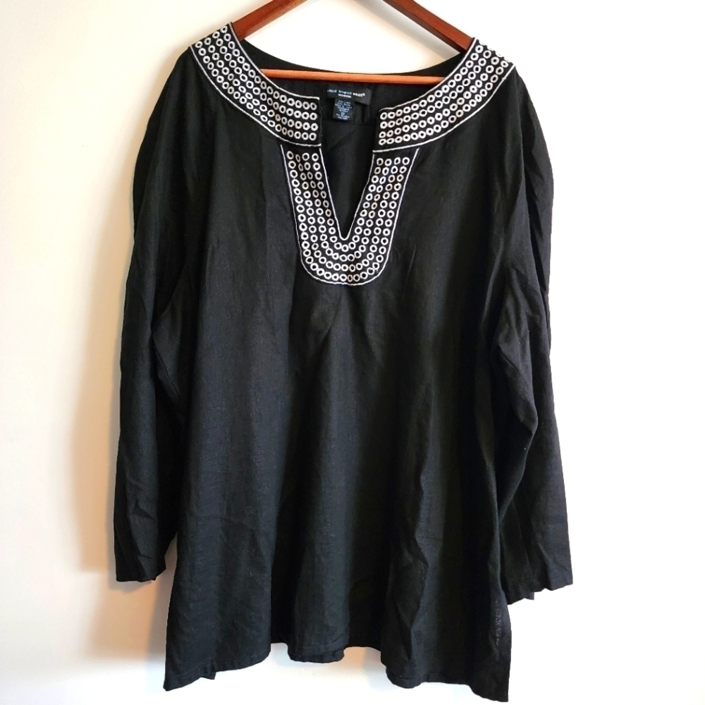Saint Tropez West Linen Blend Tunic